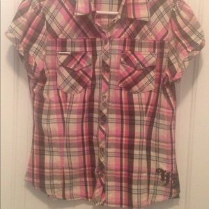 Harley Davidson ladies button up shirt